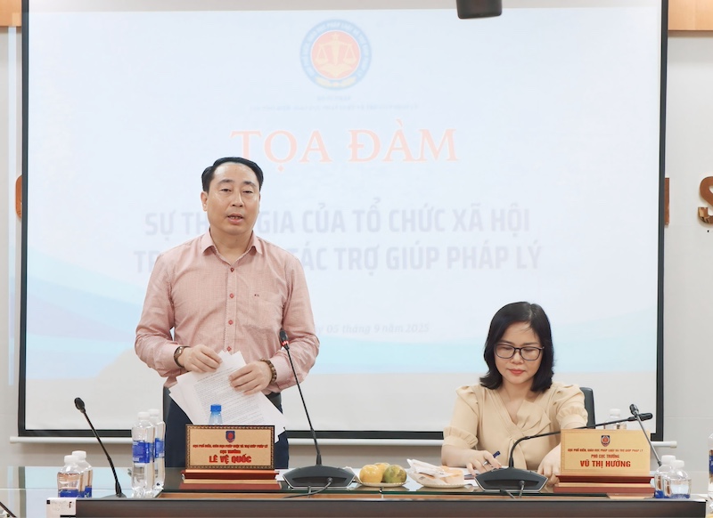 Tiếp tục xây dựng và hoàn thiện hệ thống pháp luật về trợ giúp pháp lý